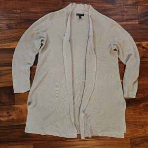 Eileen Fisher Lightweight Open Front Cardigan sz Medium